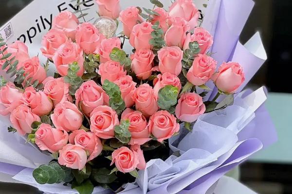 戴安娜玫瑰的花语，寓意甜蜜恋爱、幸福美满等